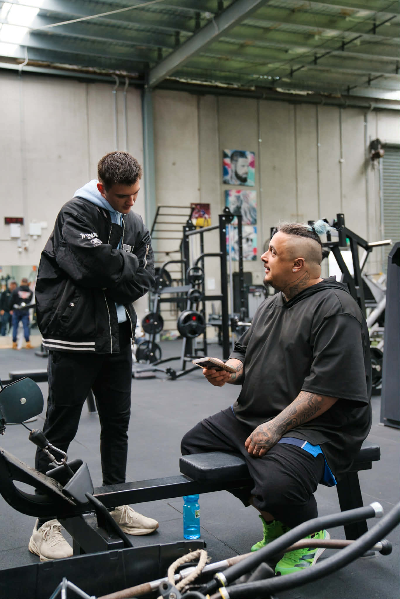 Noah Moore coaching a client at Moore Movement Personal Training